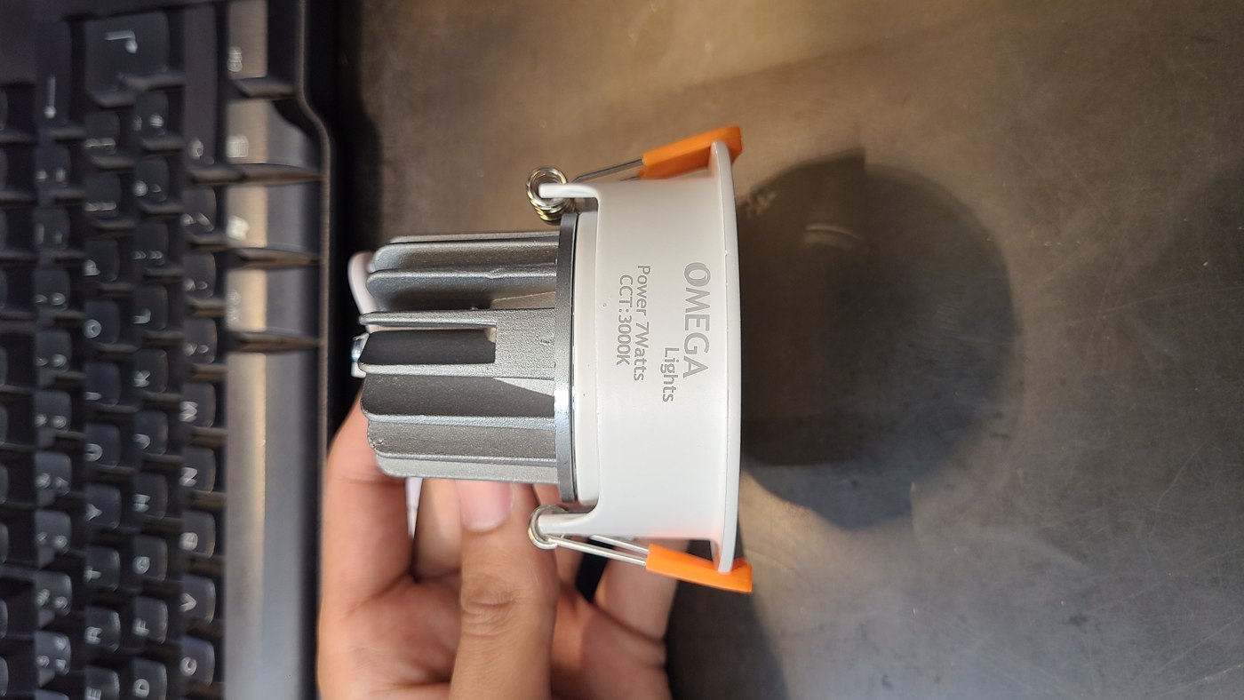 Omega Lights - Omega 12 Watts COB Grey Adjustable