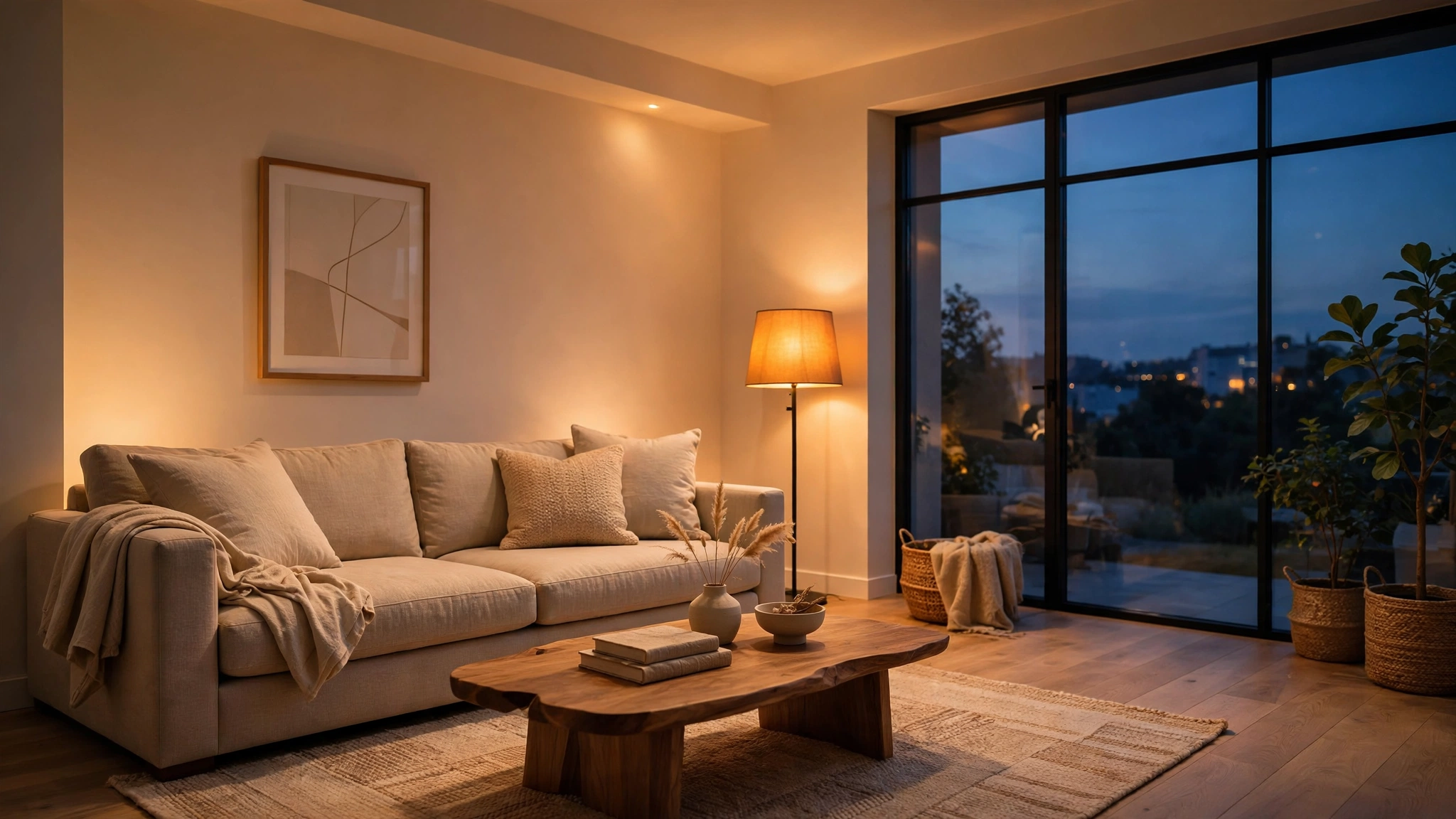 Room under adjustable light temperature