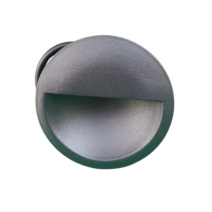 Omega 3 Watts STEP LIGHT ROUND BLACK