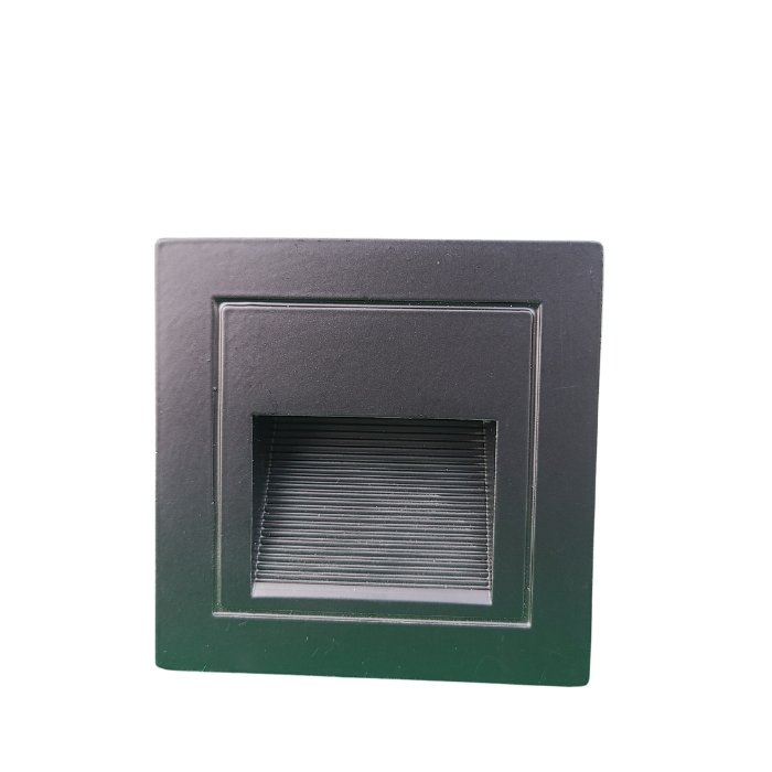Omega 3 Watts STEP LIGHT SQUARE BLACK